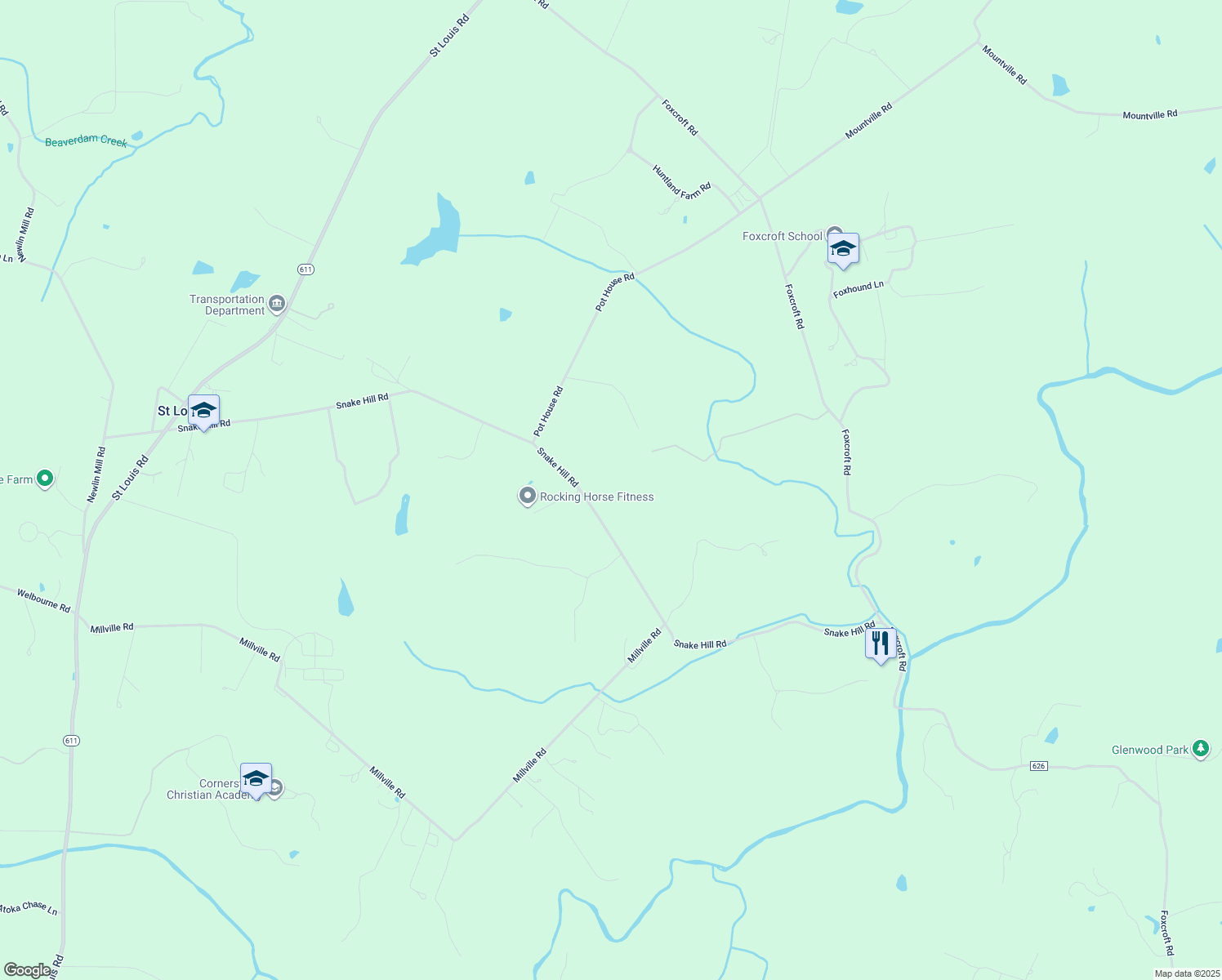 map of restaurants, bars, coffee shops, grocery stores, and more near 35770 Snake Hill Road in Middleburg