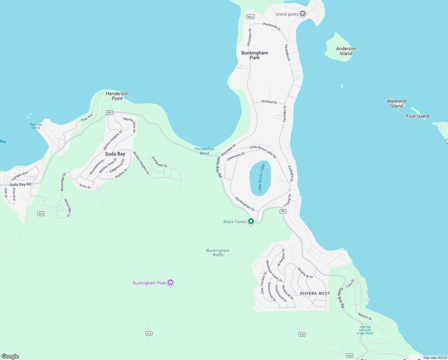 map of restaurants, bars, coffee shops, grocery stores, and more near 7955 Golf Drive in Kelseyville