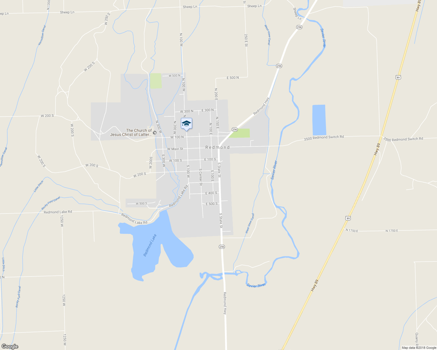 map of restaurants, bars, coffee shops, grocery stores, and more near 240 South State Street in Redmond