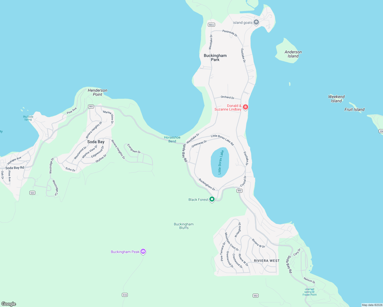 map of restaurants, bars, coffee shops, grocery stores, and more near 2780 Greenway Drive in Kelseyville