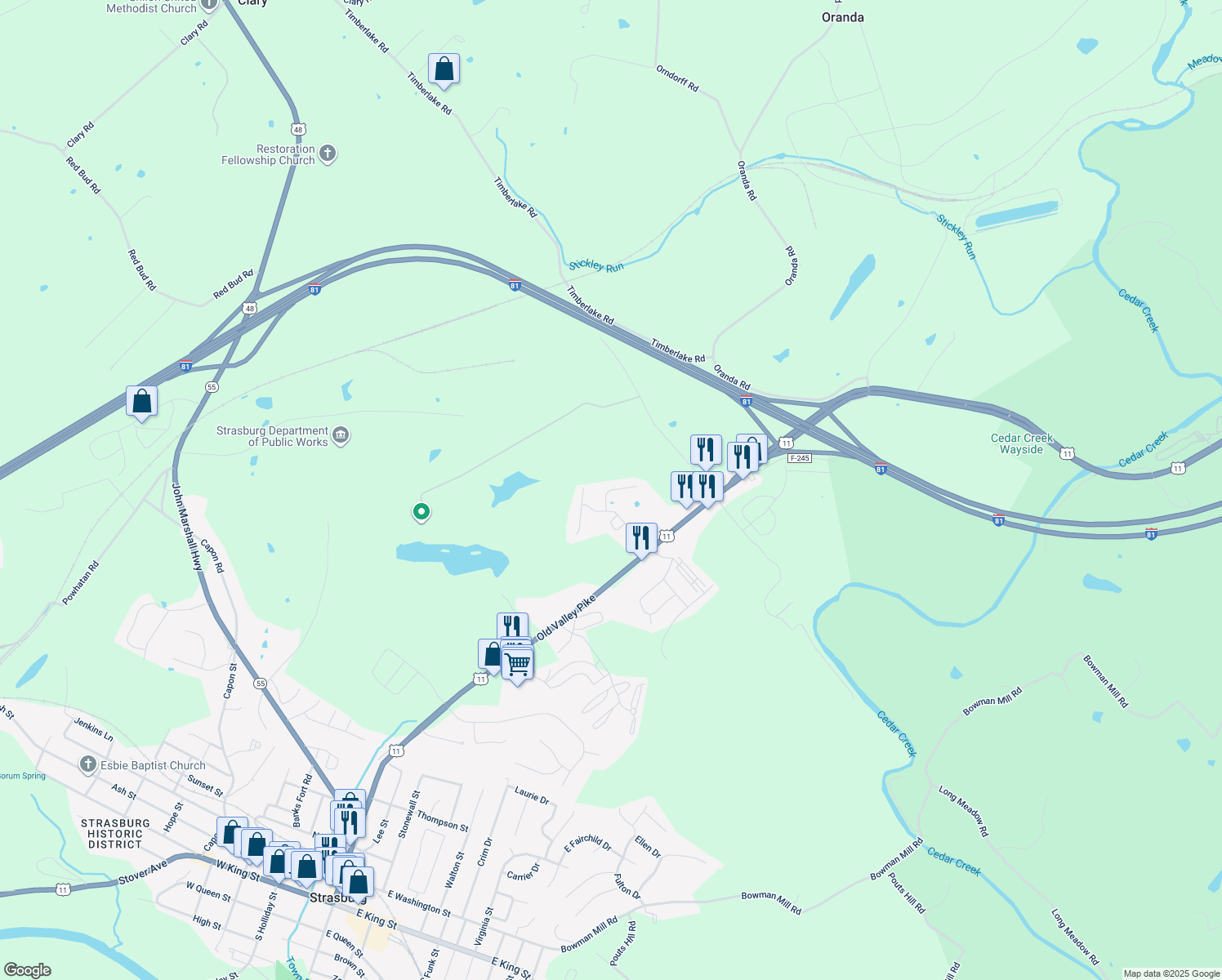 Settlers Way, Strasburg VA Walk Score
