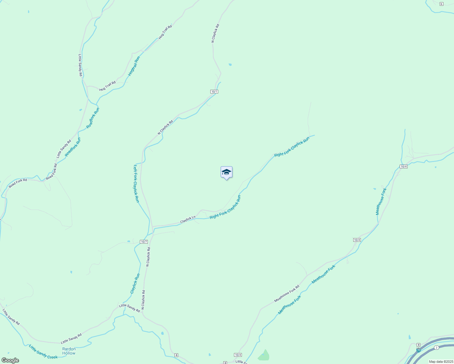 map of restaurants, bars, coffee shops, grocery stores, and more near in Sherman