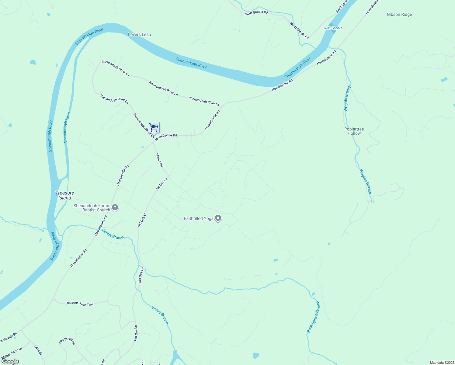 map of restaurants, bars, coffee shops, grocery stores, and more near 420 Delany Court in Berryville