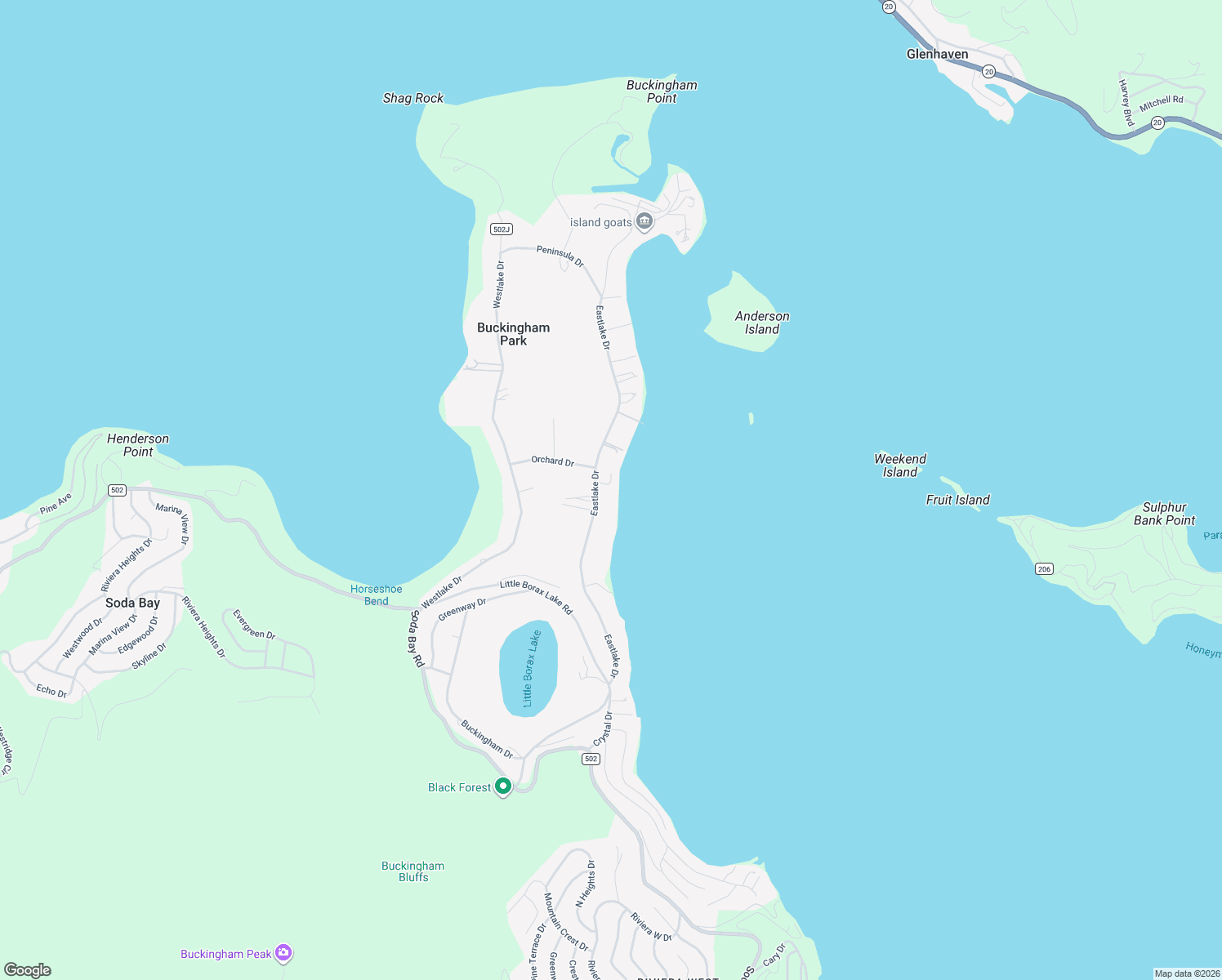 map of restaurants, bars, coffee shops, grocery stores, and more near 2330 Eastlake Drive in Kelseyville