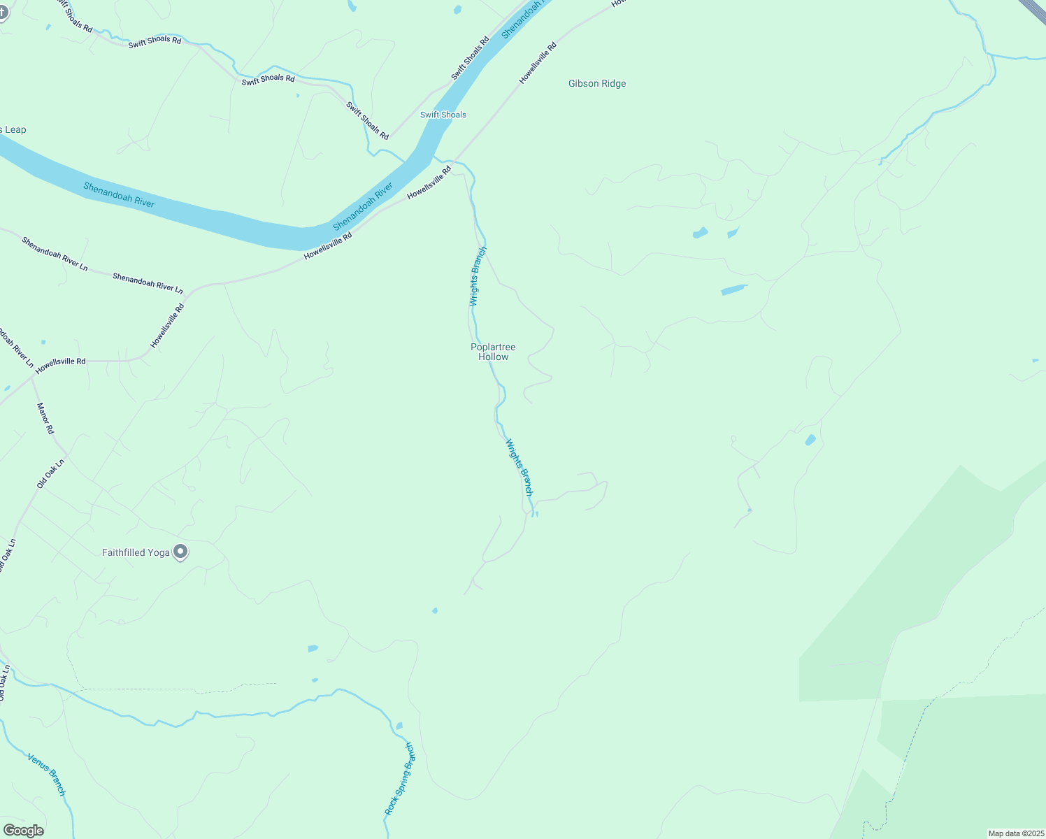 map of restaurants, bars, coffee shops, grocery stores, and more near 829 McGuire Circle in Berryville