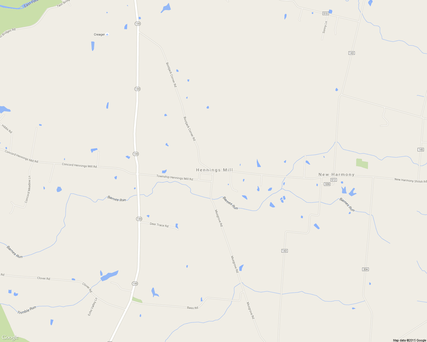 map of restaurants, bars, coffee shops, grocery stores, and more near 3605 Bootjack Corner Road in Williamsburg