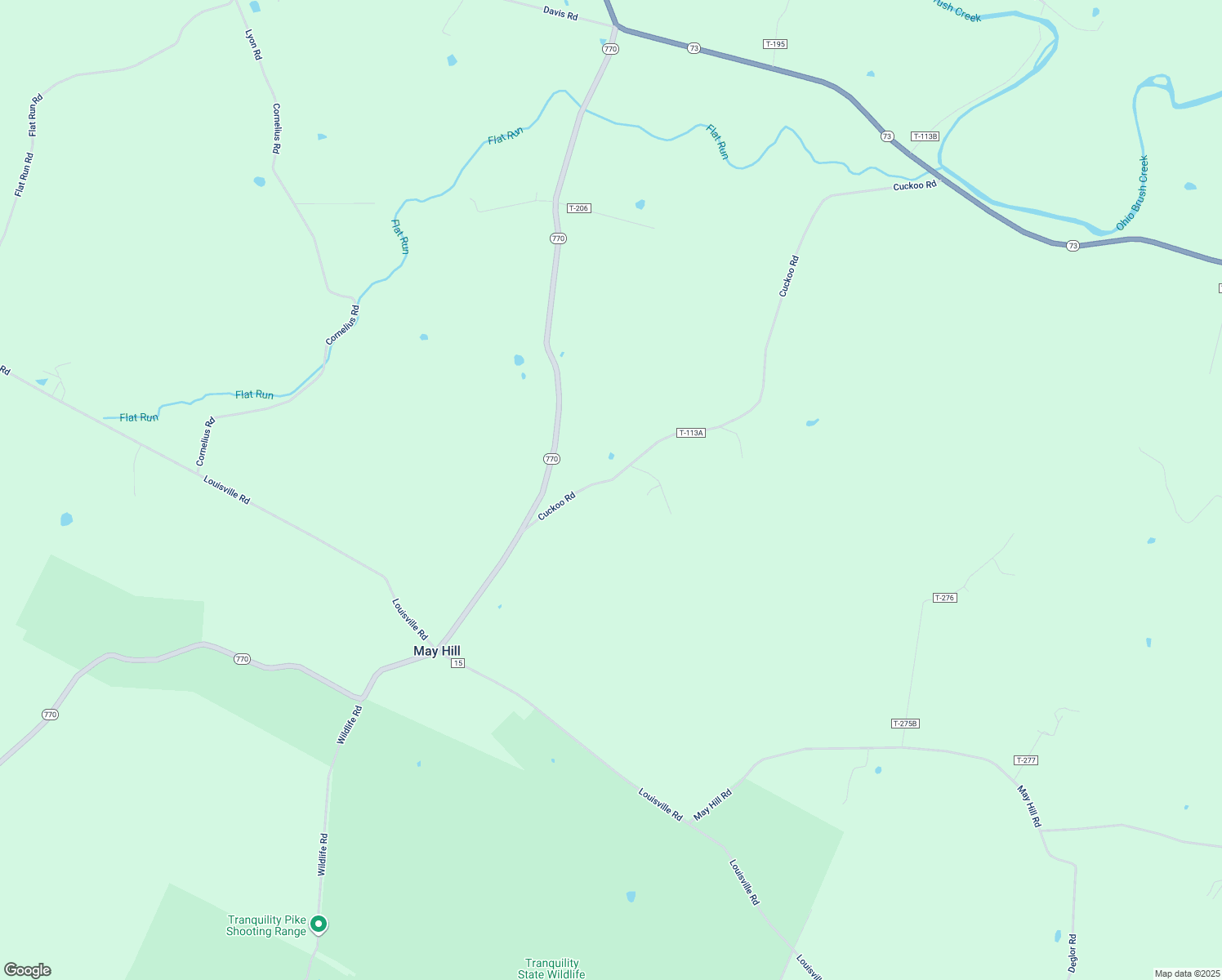 map of restaurants, bars, coffee shops, grocery stores, and more near 280 Cuckoo Road in Peebles