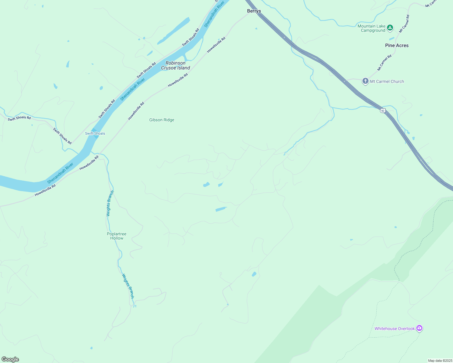 map of restaurants, bars, coffee shops, grocery stores, and more near 404 Carefree Lane in Boyce
