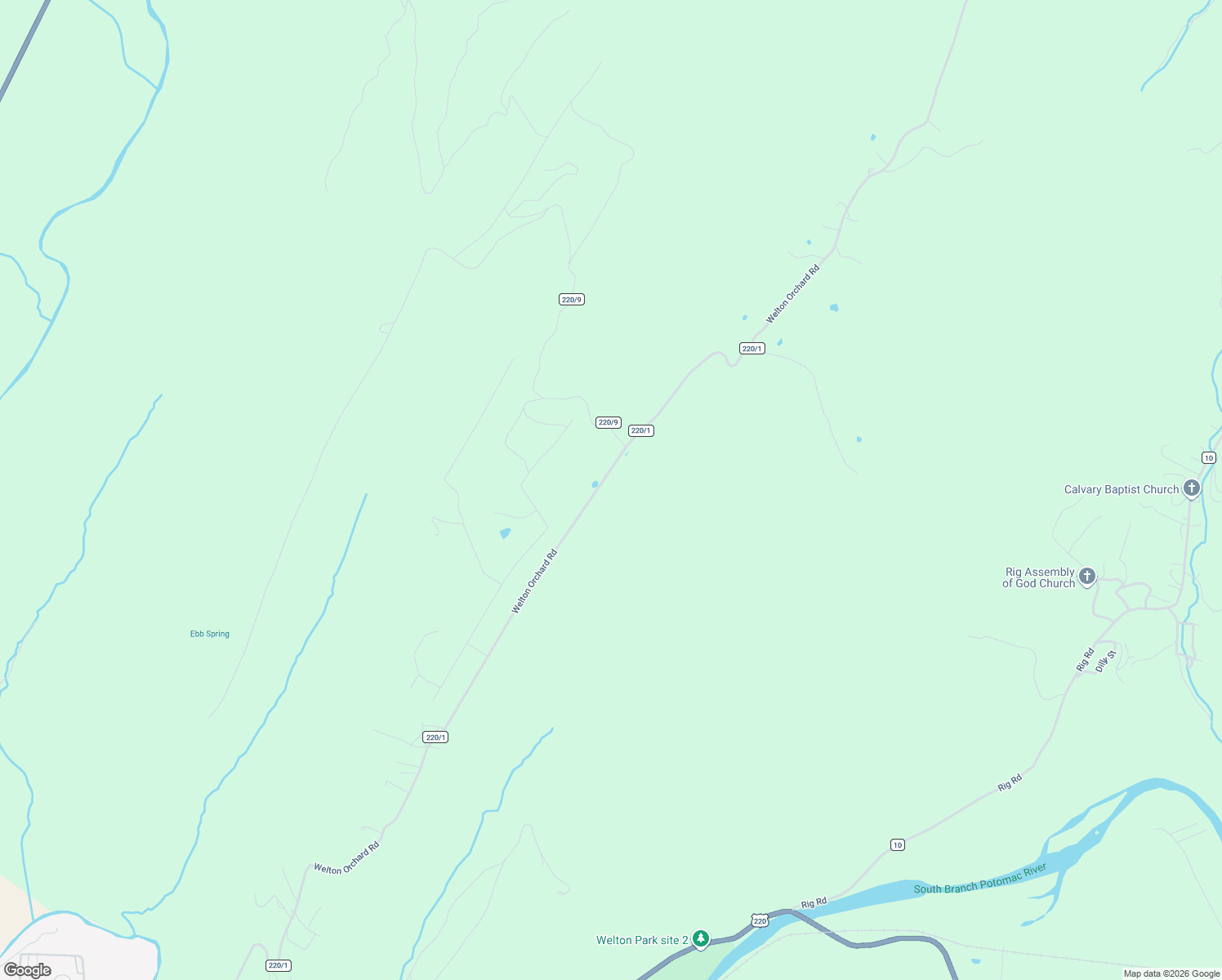 map of restaurants, bars, coffee shops, grocery stores, and more near 2420 Welton Orchard Road in Petersburg