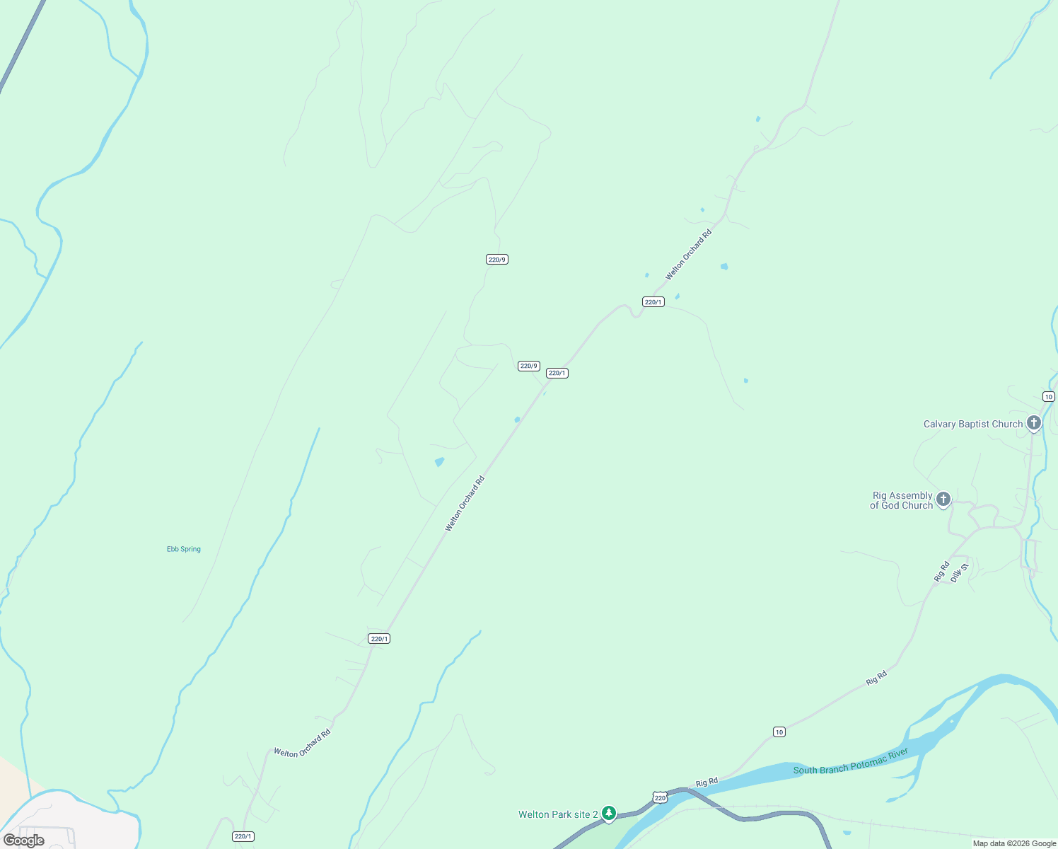 map of restaurants, bars, coffee shops, grocery stores, and more near 2420 Welton Orchard Road in Petersburg