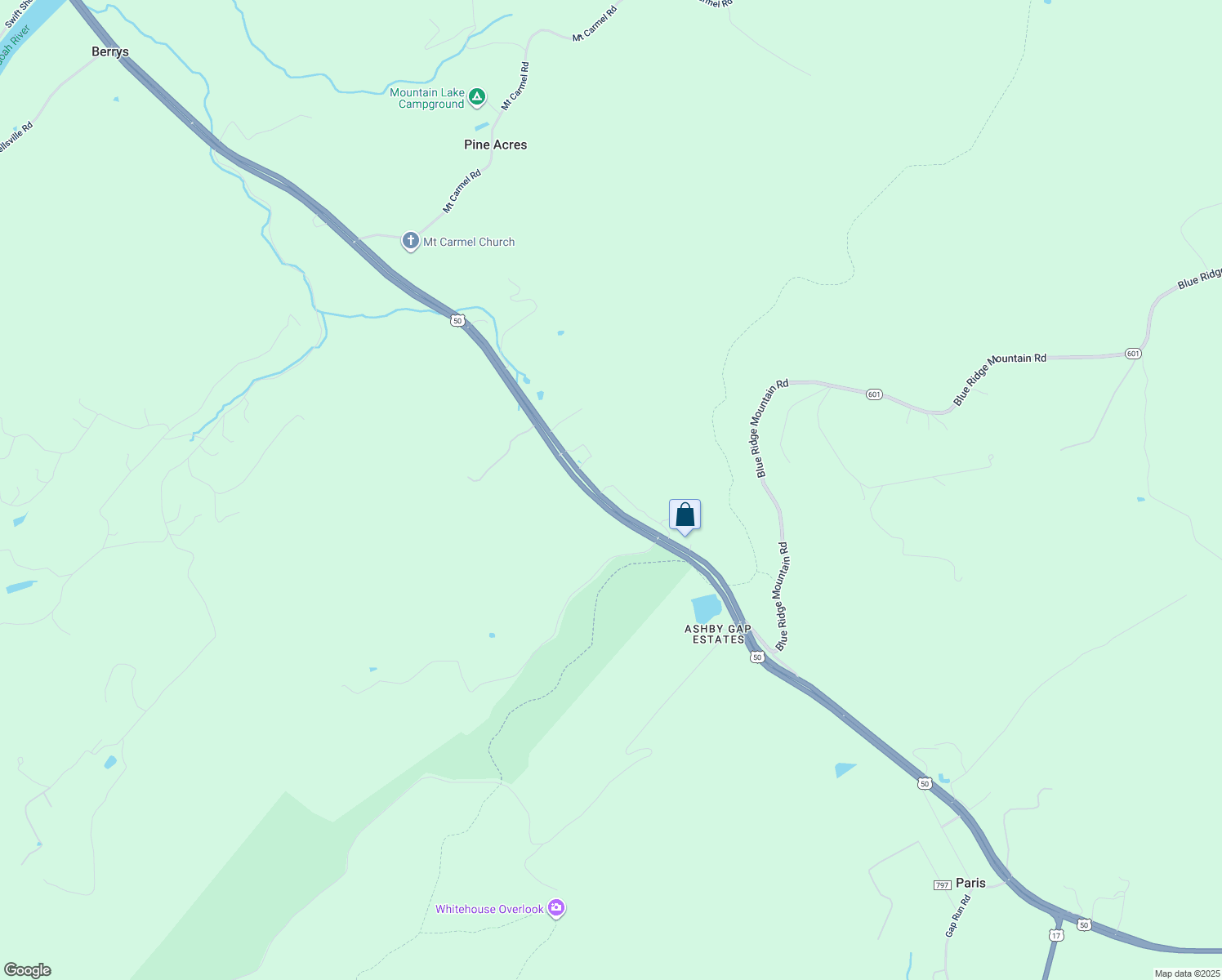 map of restaurants, bars, coffee shops, grocery stores, and more near 54 Summer Springs Lane in Paris