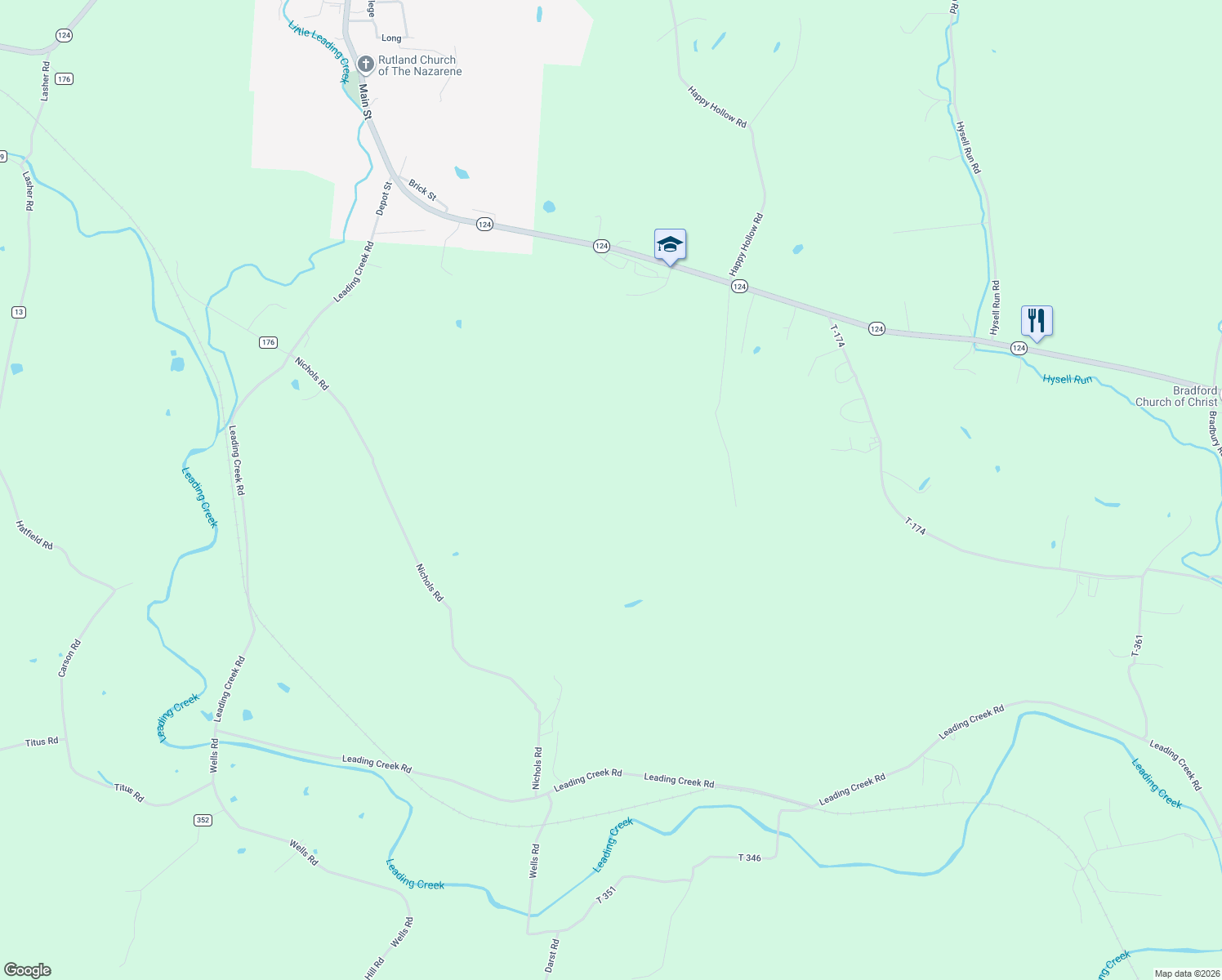 map of restaurants, bars, coffee shops, grocery stores, and more near in Middleport