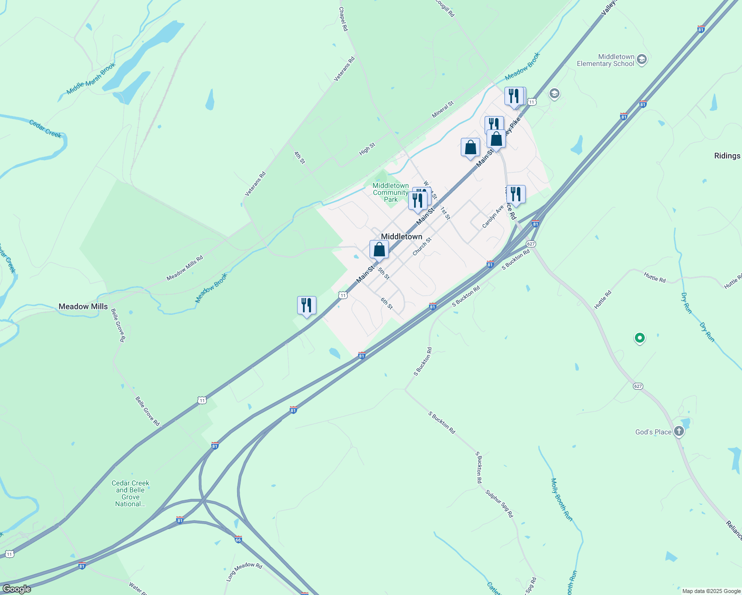 2239 6th Street, Middletown VA Walk Score