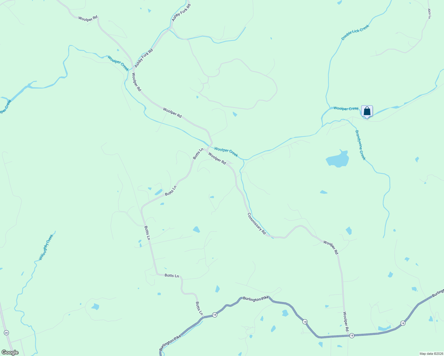map of restaurants, bars, coffee shops, grocery stores, and more near 4883 Woolper Road in Petersburg