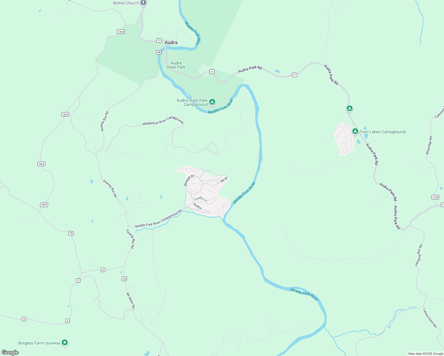 map of restaurants, bars, coffee shops, grocery stores, and more near 176 Mount Drive in Buckhannon