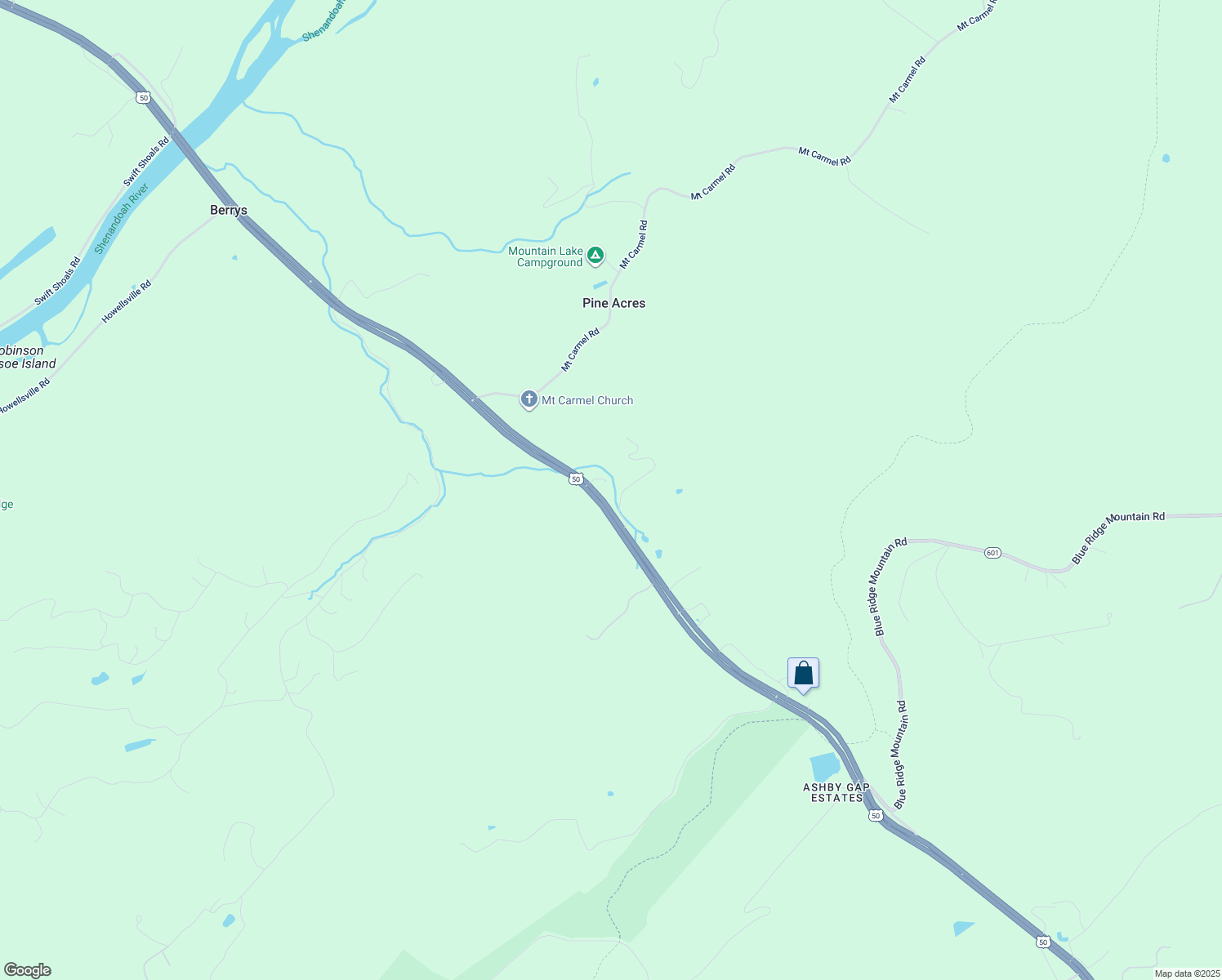 map of restaurants, bars, coffee shops, grocery stores, and more near 1324 John Mosby Highway in Paris
