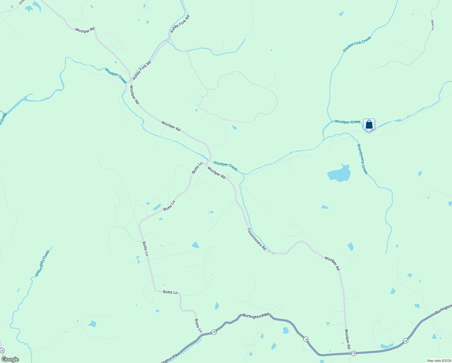 map of restaurants, bars, coffee shops, grocery stores, and more near 4883 Woolper Road in Petersburg