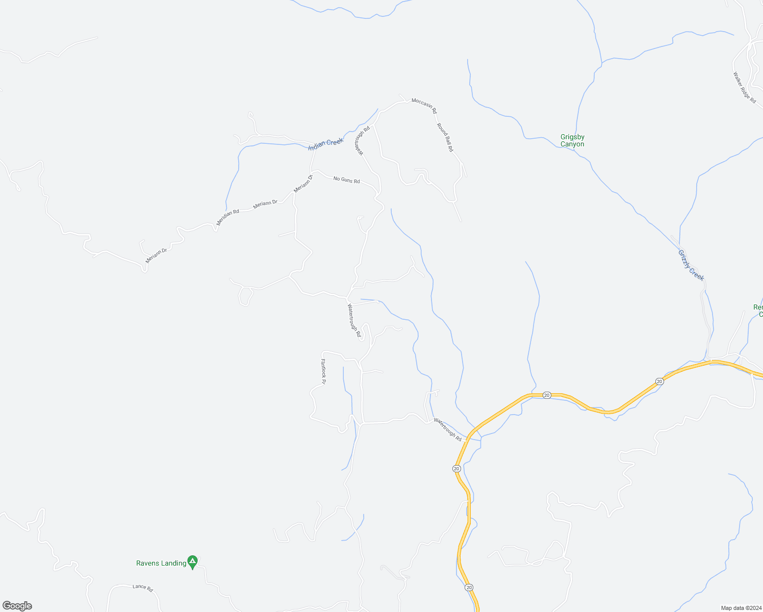 map of restaurants, bars, coffee shops, grocery stores, and more near 728 Watertrough Road in Clearlake Oaks