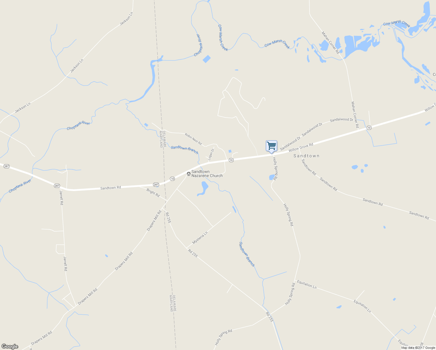 map of restaurants, bars, coffee shops, grocery stores, and more near 834 Willow Grove Road in Felton