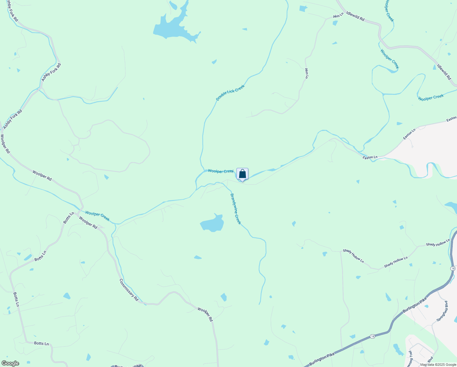 map of restaurants, bars, coffee shops, grocery stores, and more near 3165 Easton Lane in Burlington