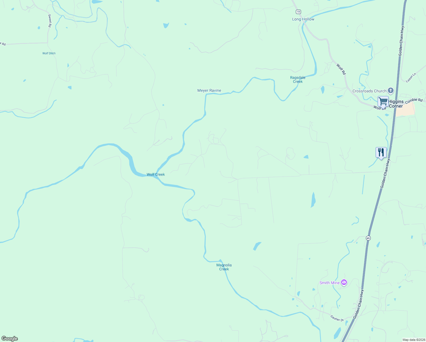 map of restaurants, bars, coffee shops, grocery stores, and more near 11444 Streeter Road in Auburn