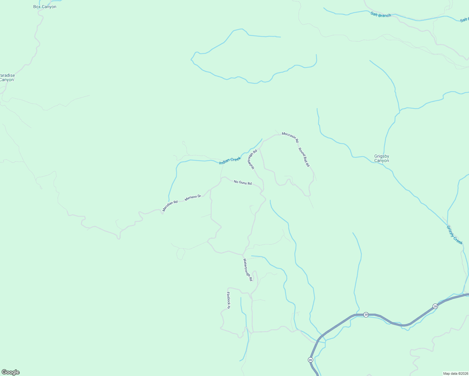 map of restaurants, bars, coffee shops, grocery stores, and more near 22017 No Guns Road in Clearlake Oaks