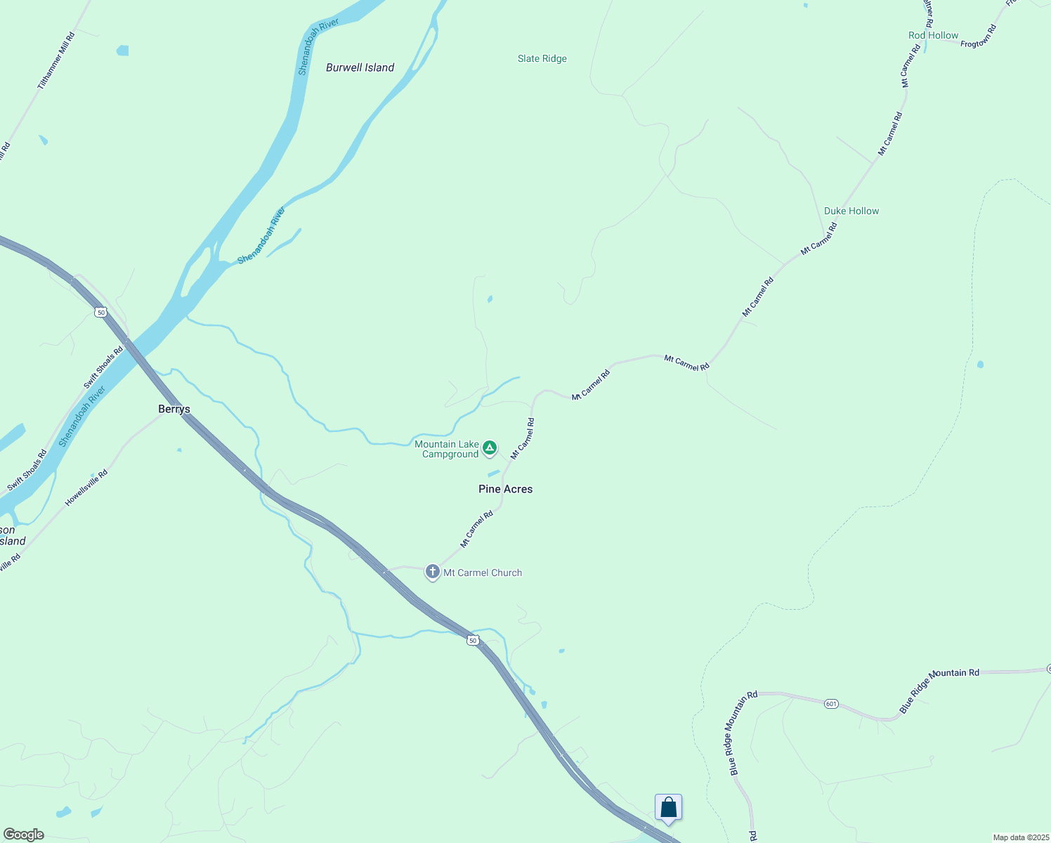 map of restaurants, bars, coffee shops, grocery stores, and more near 769 Mount Carmel Road in Paris