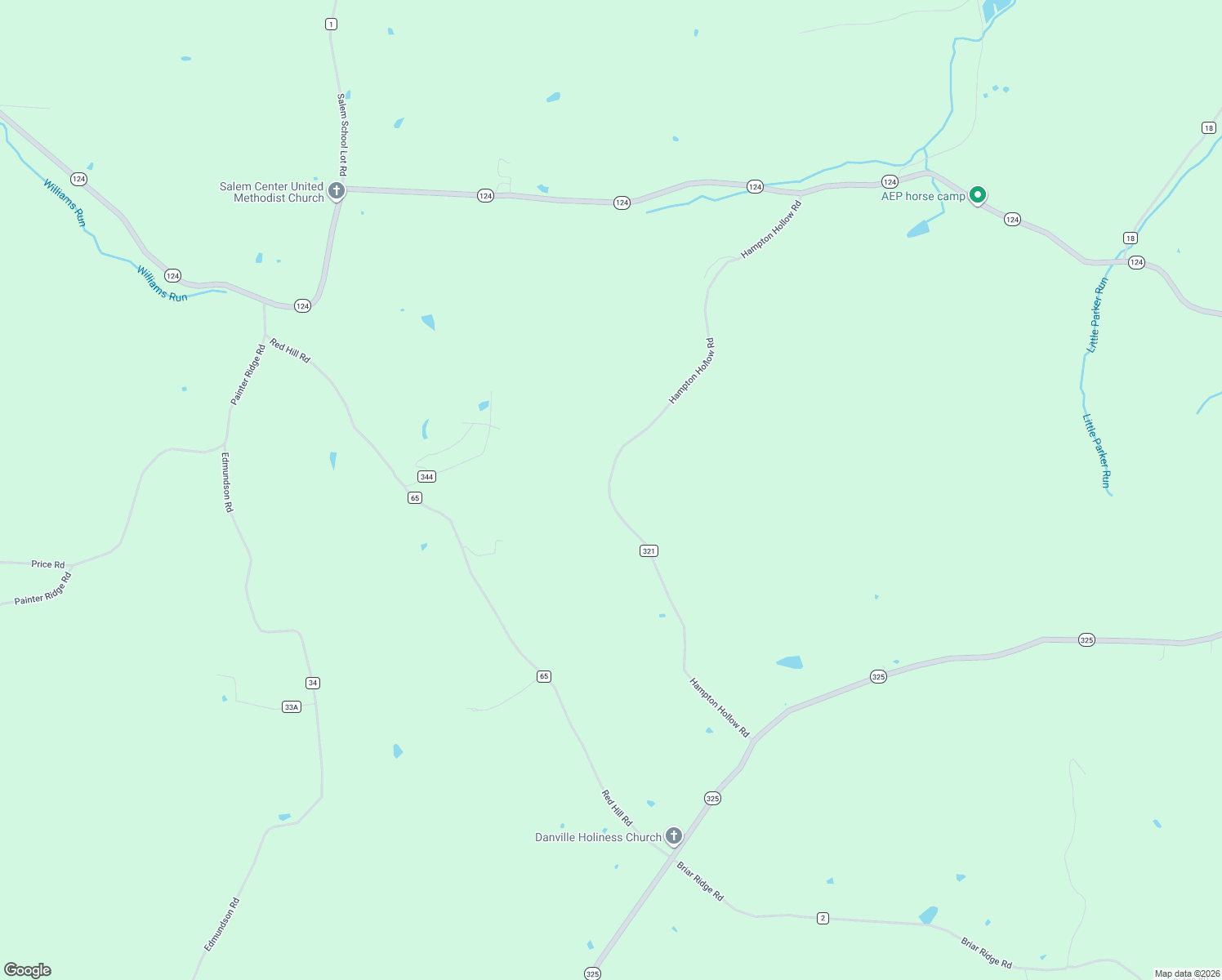 map of restaurants, bars, coffee shops, grocery stores, and more near 31951 Hampton Hollow Road in Langsville