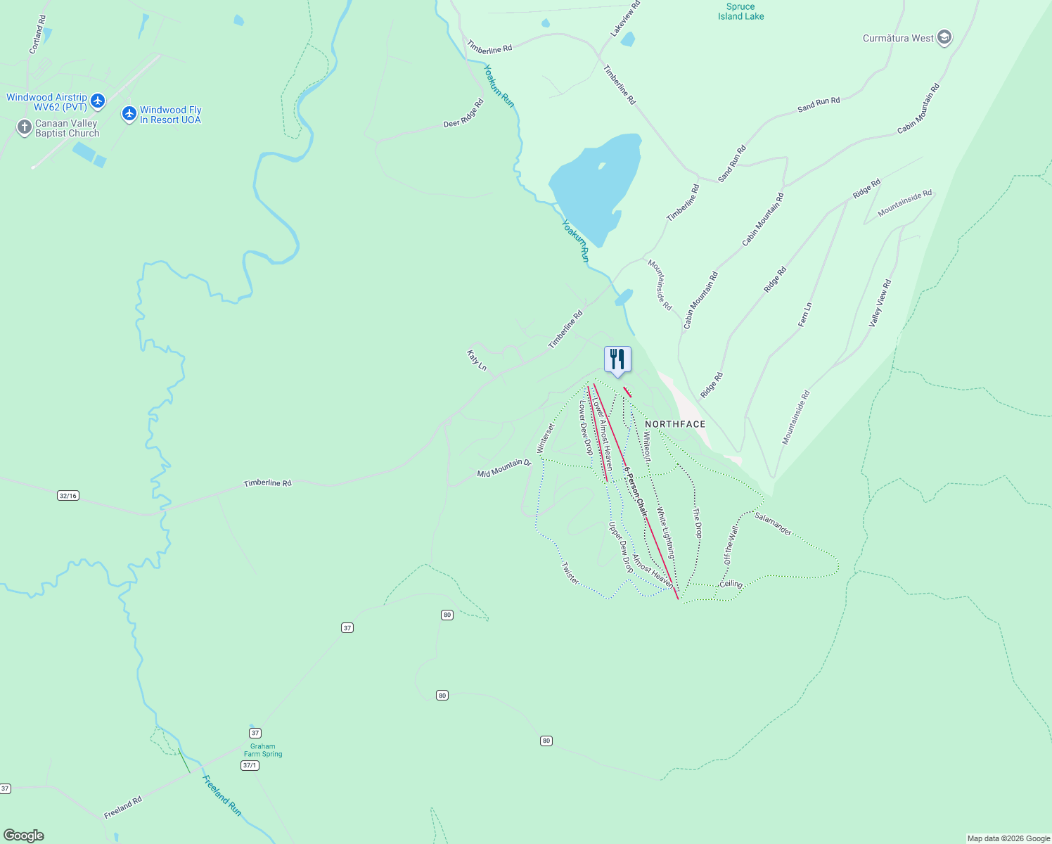 map of restaurants, bars, coffee shops, grocery stores, and more near 106 Winters's Edge Drive in Davis