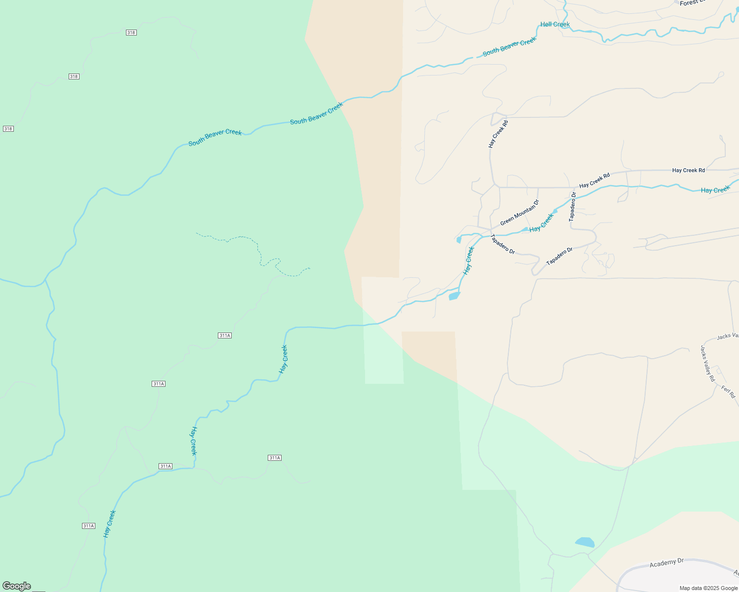 map of restaurants, bars, coffee shops, grocery stores, and more near 4330 Green Mountain Drive in Colorado Springs