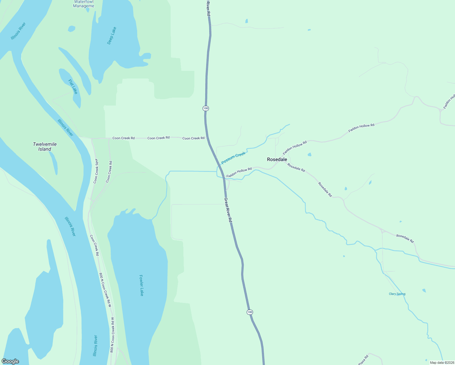 map of restaurants, bars, coffee shops, grocery stores, and more near 17836 Illinois 100 in Grafton