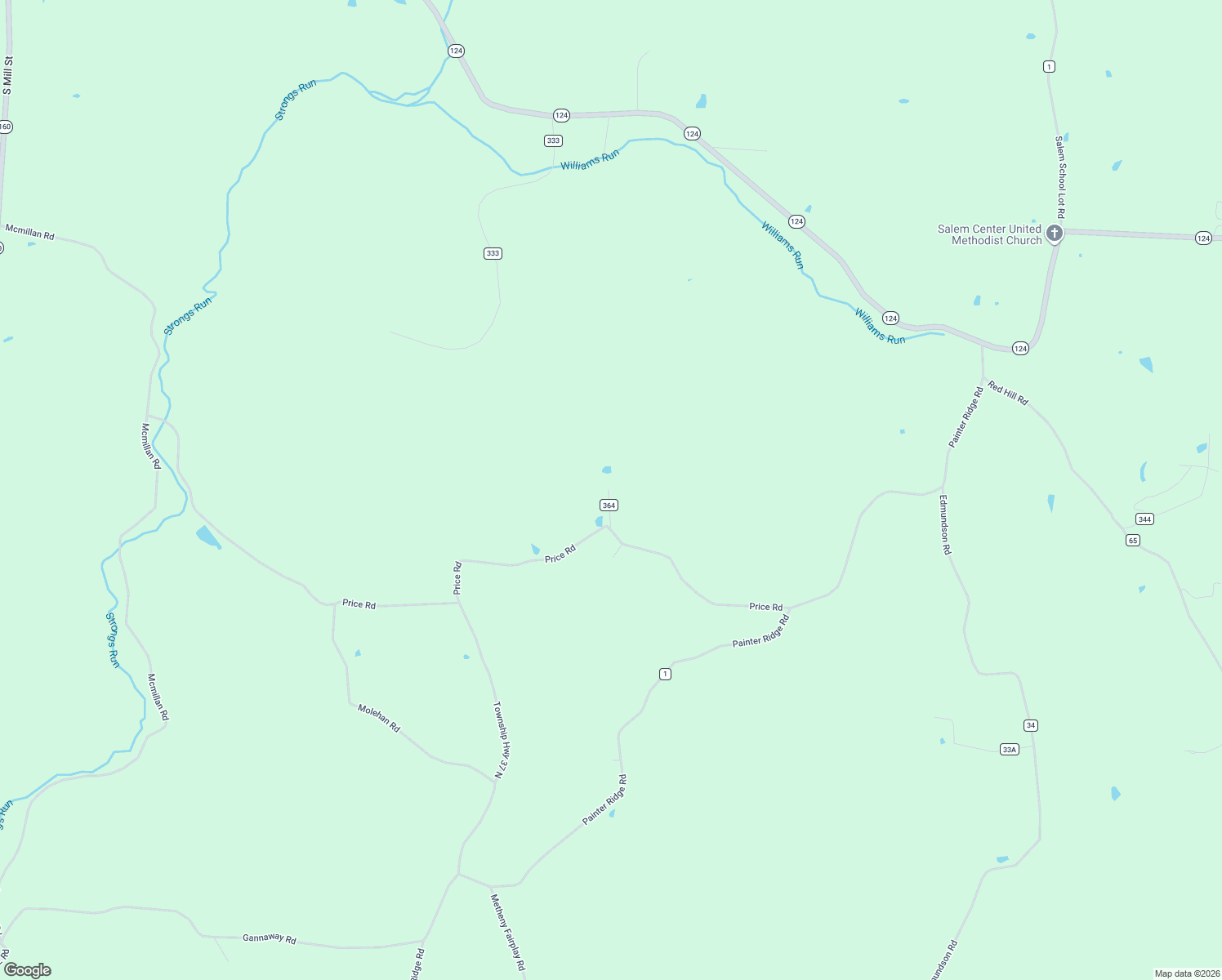 map of restaurants, bars, coffee shops, grocery stores, and more near 32025 Cabin in Vinton