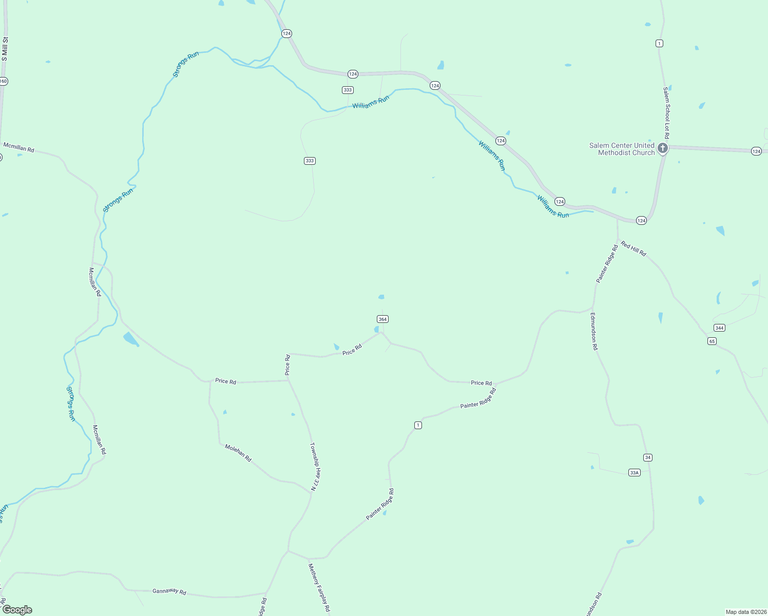 map of restaurants, bars, coffee shops, grocery stores, and more near 32025 Cabin in Vinton