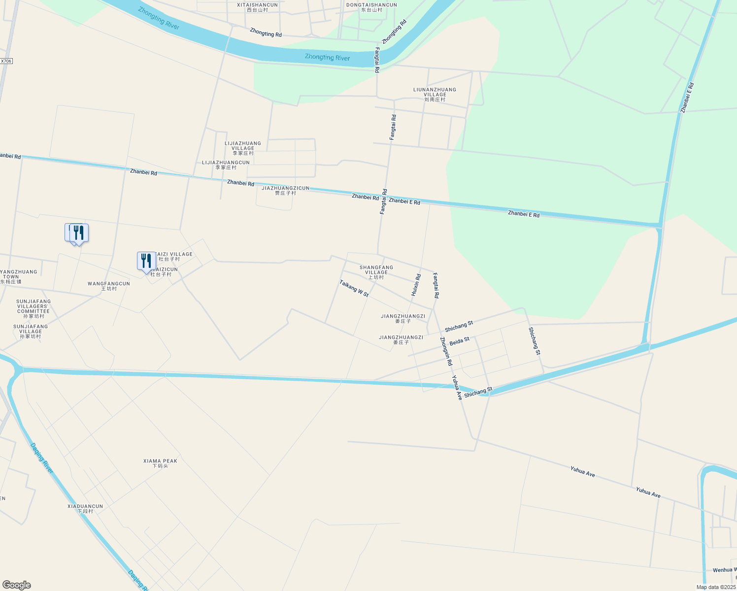 map of restaurants, bars, coffee shops, grocery stores, and more near in 