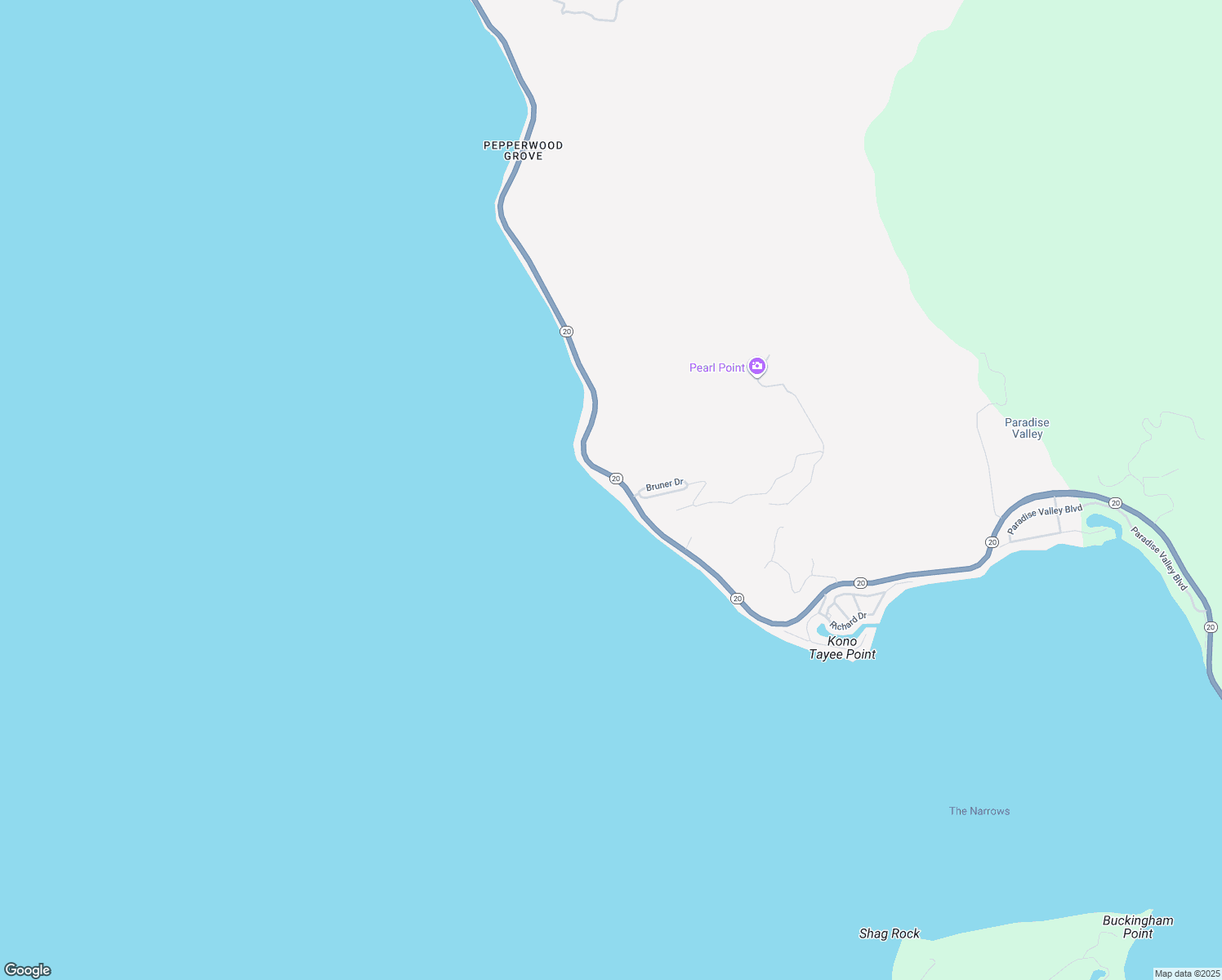 map of restaurants, bars, coffee shops, grocery stores, and more near 7271 East Highway 20 in Lucerne