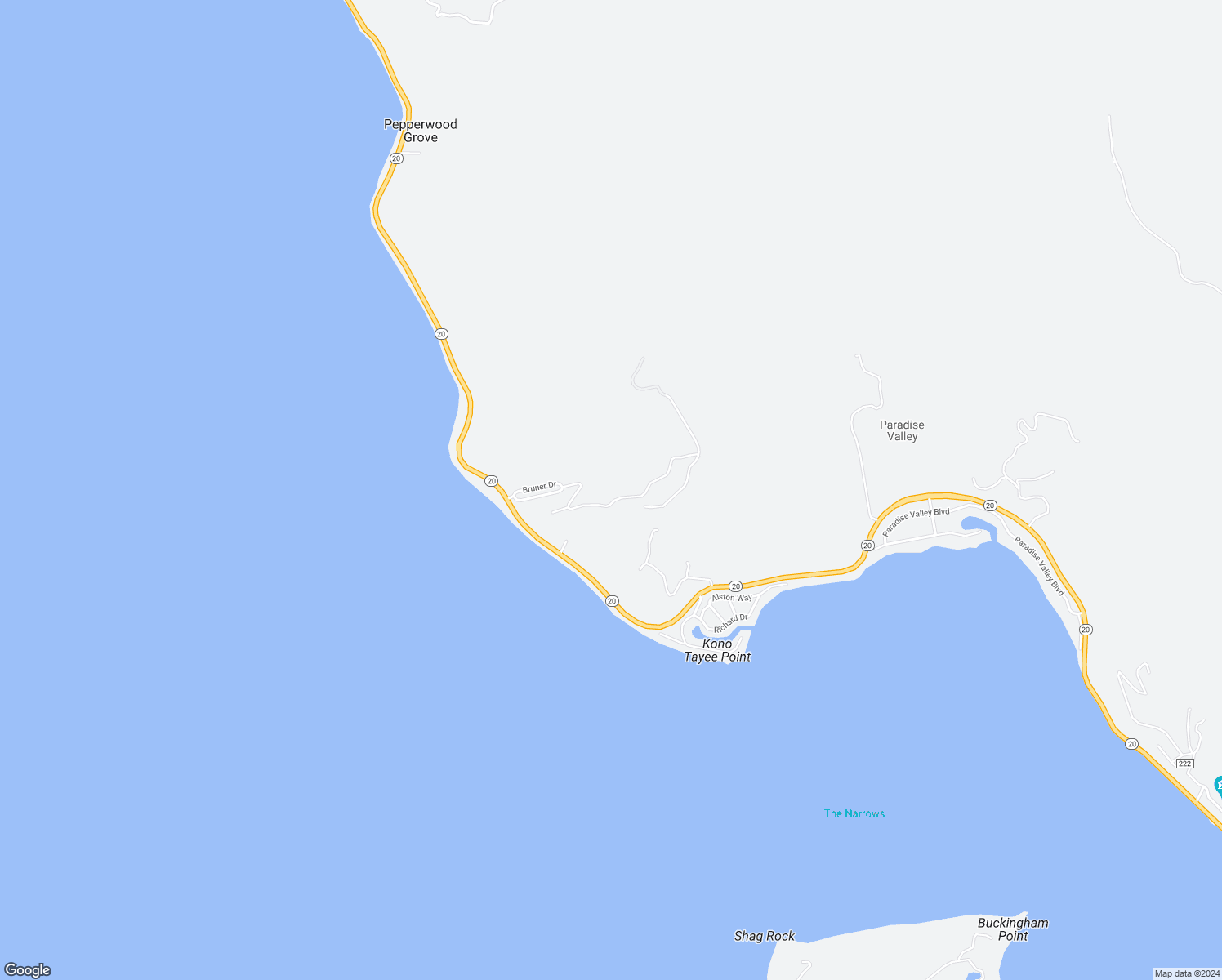 map of restaurants, bars, coffee shops, grocery stores, and more near 7524 Bruner Drive in Glenhaven