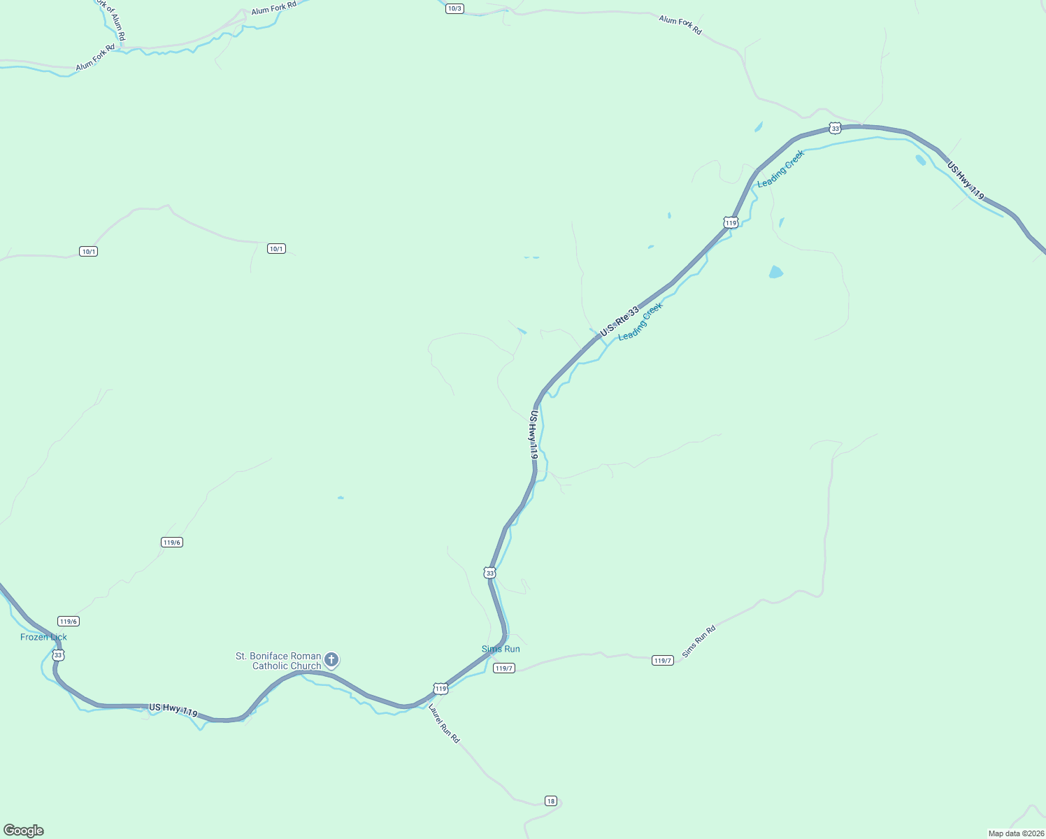 map of restaurants, bars, coffee shops, grocery stores, and more near 7720 U.S. 33 in Camden