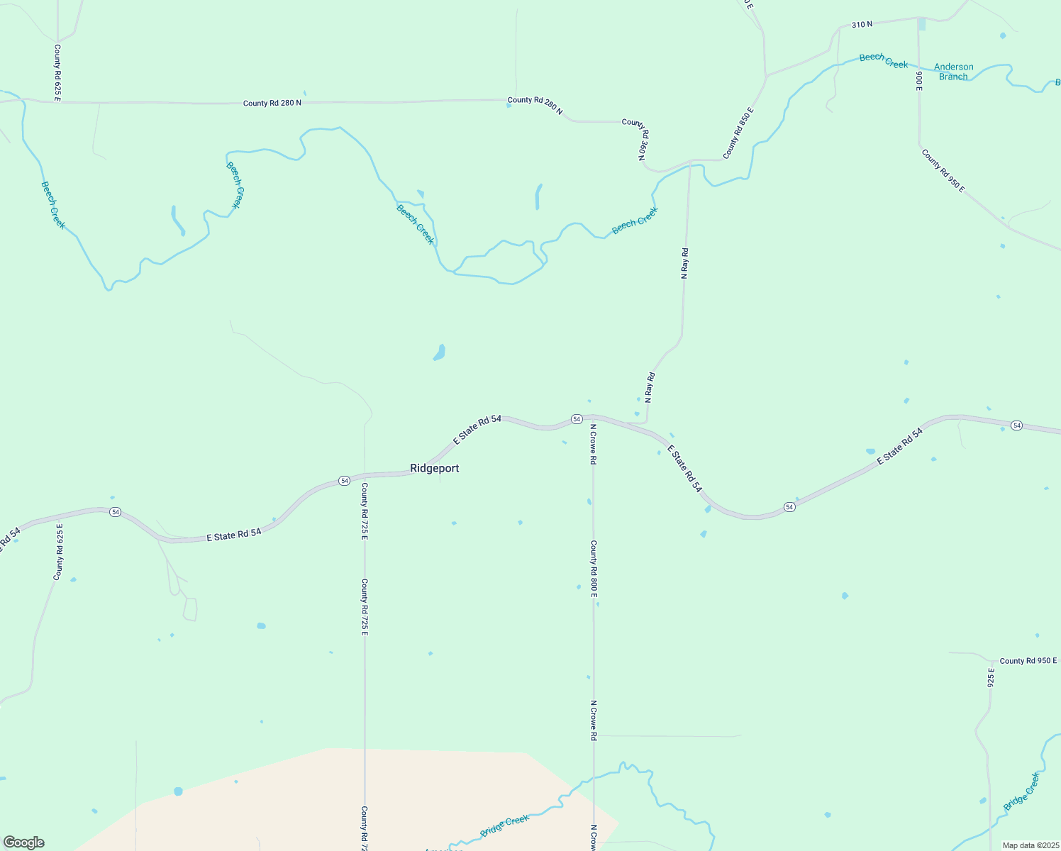 map of restaurants, bars, coffee shops, grocery stores, and more near 7788 Indiana 54 in Bloomfield