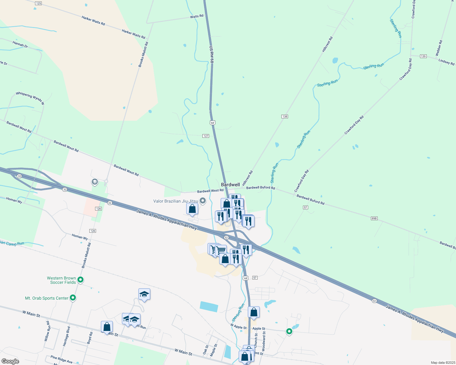 14906 Saint Rt 68, Mount Orab OH Walk Score