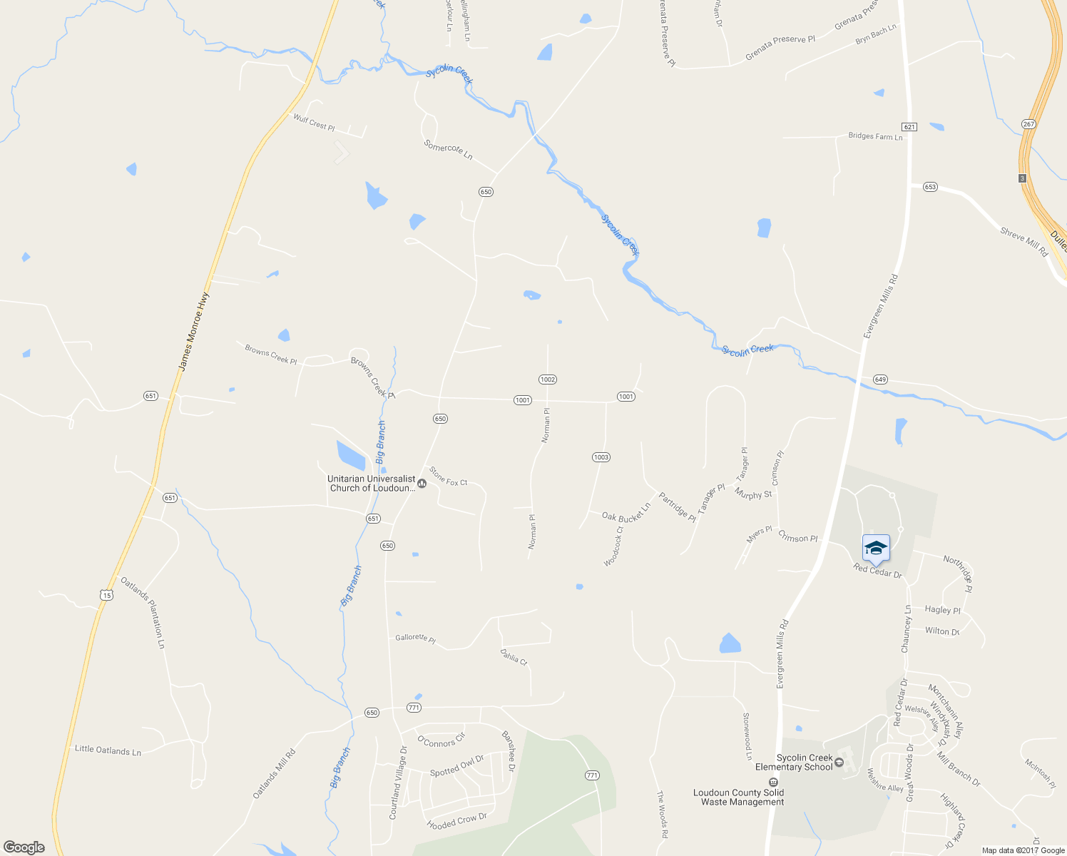map of restaurants, bars, coffee shops, grocery stores, and more near 20377 Norman Place in Leesburg