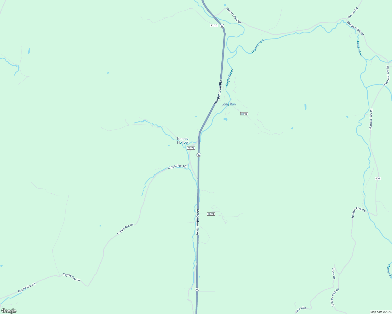 map of restaurants, bars, coffee shops, grocery stores, and more near 2489 Morgantown Pke in Belington