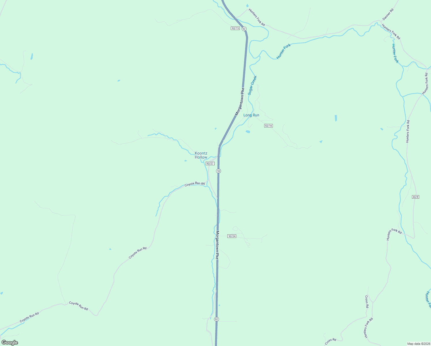 map of restaurants, bars, coffee shops, grocery stores, and more near 2489 Morgantown Pke in Belington