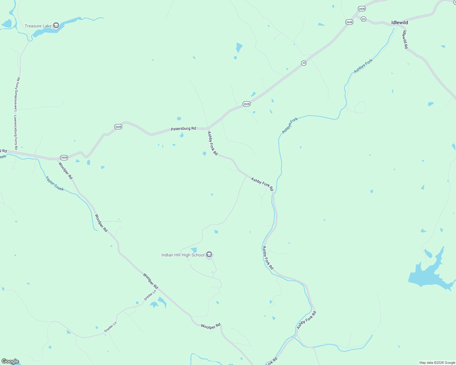 map of restaurants, bars, coffee shops, grocery stores, and more near 3225 Ashby Fork Road in Petersburg