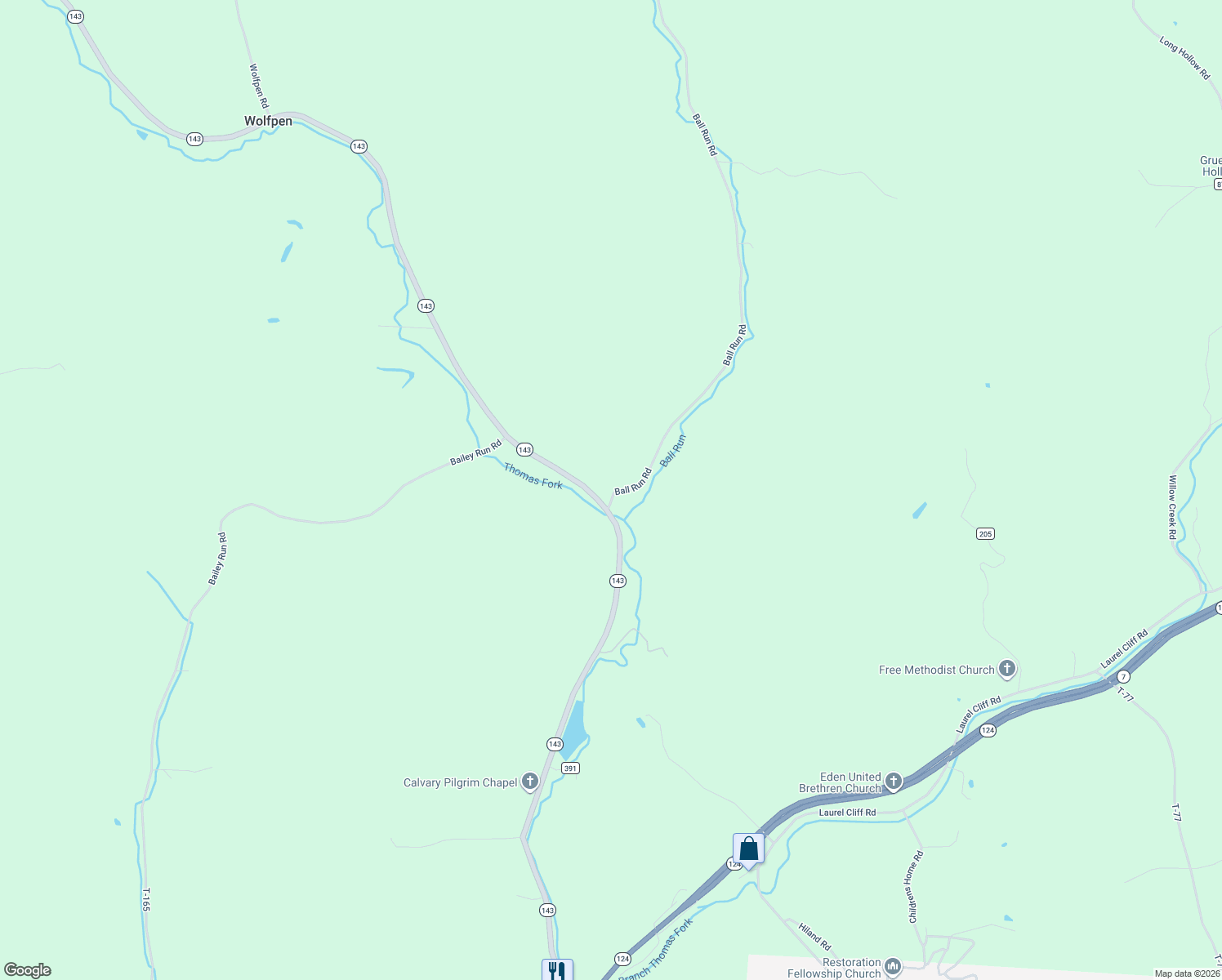 map of restaurants, bars, coffee shops, grocery stores, and more near 34000-34770 T-20A in Pomeroy