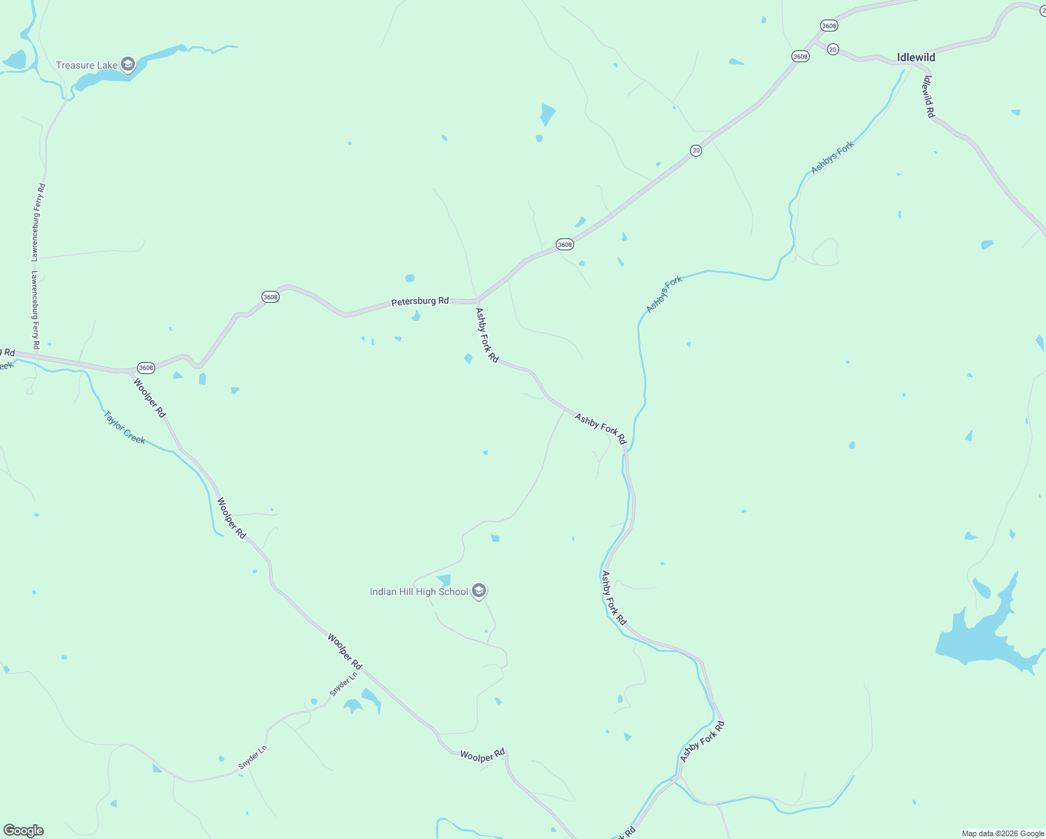 map of restaurants, bars, coffee shops, grocery stores, and more near 3225 Ashby Fork Road in Petersburg