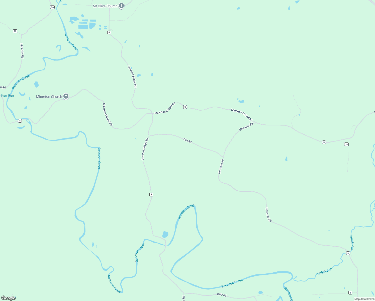map of restaurants, bars, coffee shops, grocery stores, and more near 71210 Cox Road in Vinton