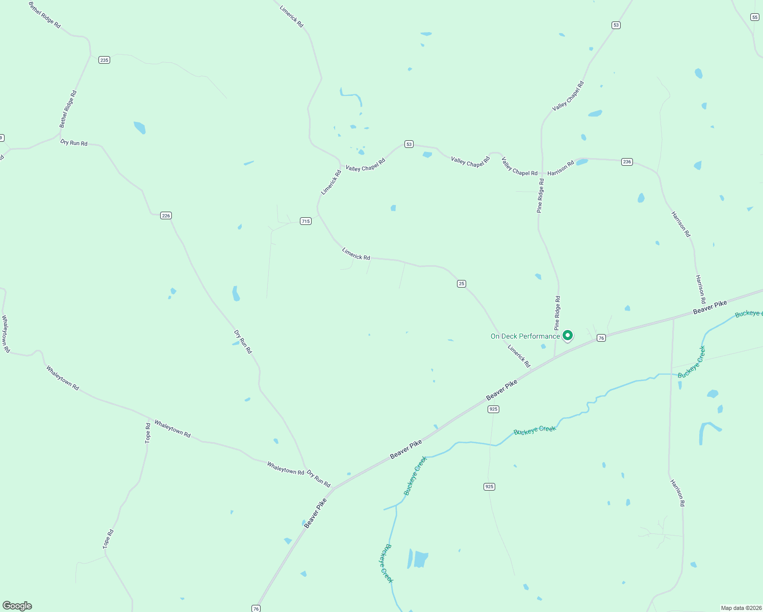 map of restaurants, bars, coffee shops, grocery stores, and more near 835 Limerick Road in Jackson