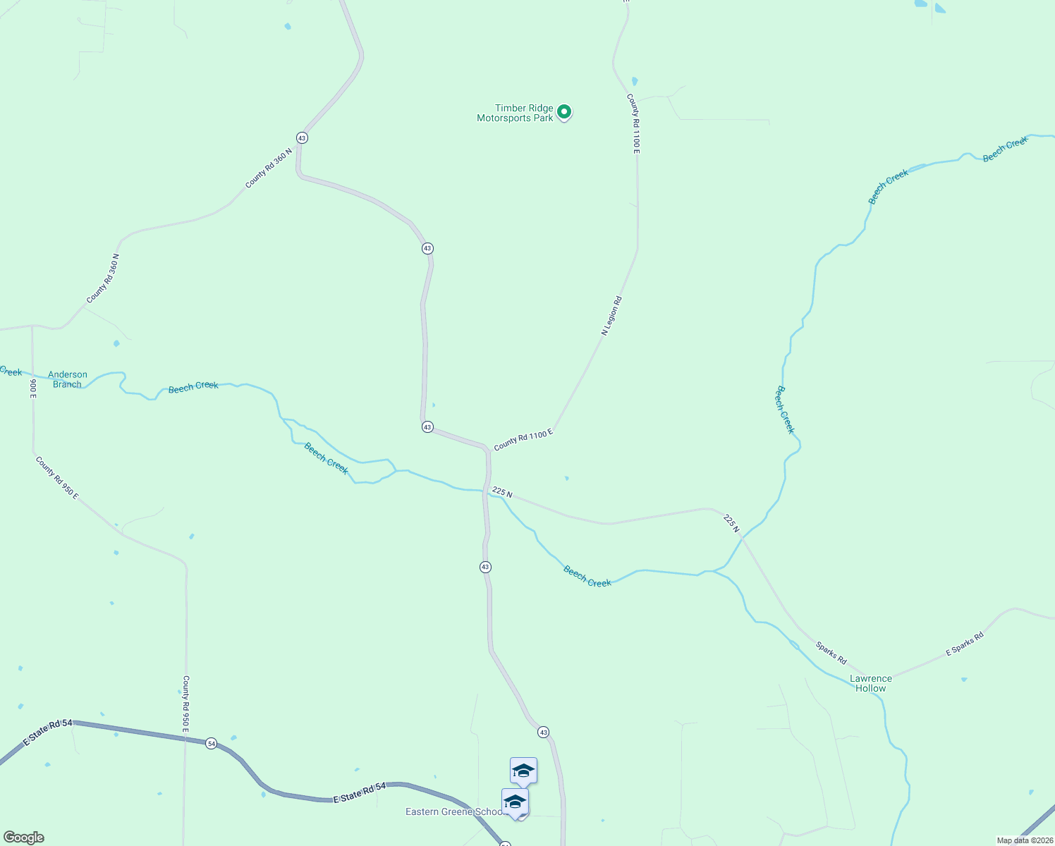 map of restaurants, bars, coffee shops, grocery stores, and more near 2825 North Legion Road in Solsberry