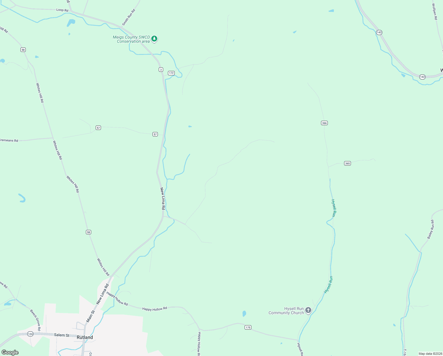 map of restaurants, bars, coffee shops, grocery stores, and more near 34100-36698 Burney Road in Rutland
