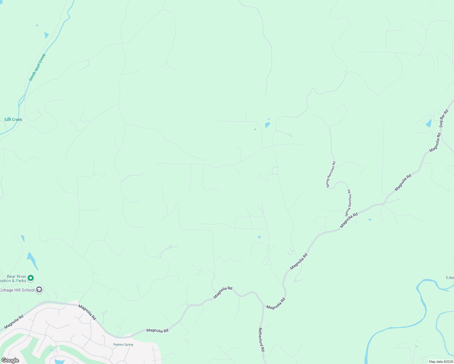 map of restaurants, bars, coffee shops, grocery stores, and more near 12063 Woodacre Road in Grass Valley